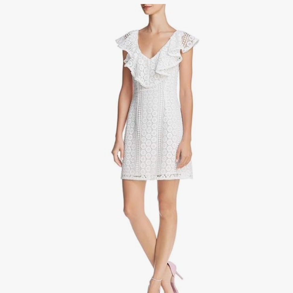 French Connection Women's Massey Lace Dress in White